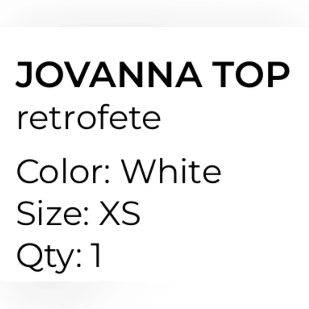 Revolve- Retrofete Jovanna Top - Picture 2 of 2
